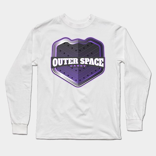 Outer Space cadet (logo) Long Sleeve T-Shirt by PersianFMts